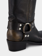 Paris Texas Black Roxy Brushed Leather Boots