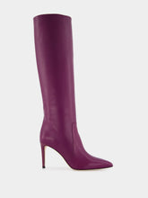 Paris Texas Burgundy Nappa Leather Stiletto Boots