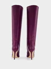 Paris Texas Burgundy Nappa Leather Stiletto Boots