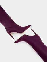 Paris Texas Burgundy Nappa Leather Stiletto Boots