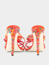 Paris Texas Holly Zoe Orange 105mm Leather Sandals