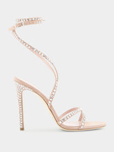 Paris Texas Holly Zoe Pink 105mm Leather Sandals