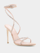 Paris Texas Holly Zoe Pink 105mm Leather Sandals
