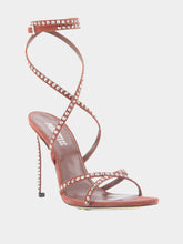 Paris Texas Holly Zoe Brown 105mm Leather Sandals