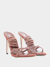 Paris Texas Holly Zoe Brown 105mm Leather Sandals