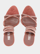 Paris Texas Holly Zoe Brown 105mm Leather Sandals