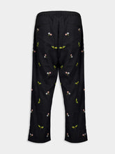 Baziszt Black Thistle Embroidered Pants