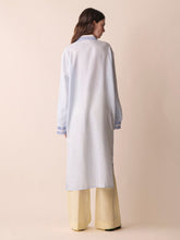 Paula Altair English Embroidered Linen Dress