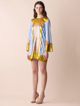 Paula Hydra A-Line Embroidered Mini Dress