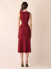 Paula Lemurian Knitted Dress With Side Openings