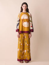 Paula Taurus Printed Silk Crepe Pyjama Pants