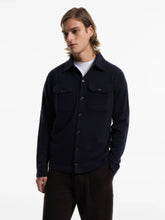 Piacenza 1733 Navy Cashmere Shirt Jacket