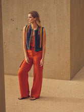 Paula Saguaro Cinnamon Stick Linen Cargo Pants