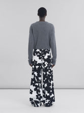 Marni Black and White Dillies Print Cotton Cargo Pants