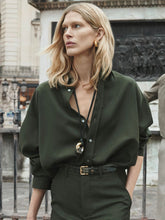 Ami Paris Gold and Silver Brass Dune Necklace