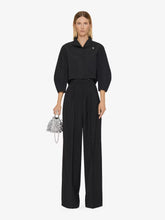 Givenchy Black Monogram 72 Jacquard Pleated Pants