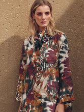 Vera Ocotillo Print Linen Dress