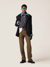 Miu Miu Black Single-Breasted Pinstripe Jacket