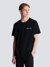 Balmain Black Embroidered Signature T-shirt