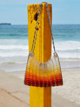 Rabanne Orange Gradient 1969 Resin Disc Shoulder Bag