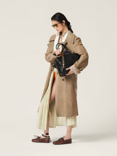 Black Leather Large Beau Bag