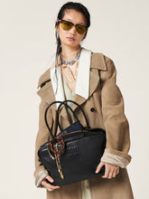 Miu Miu Black Leather Large Beau Bag