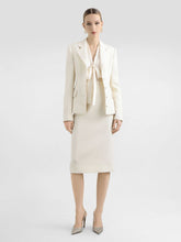 Dolce & Gabbana White Dolce Double Crêpe Jacket