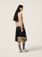 Miu Miu White and Pumice Ribbed Jersey Tank Top