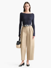 Altuzarra Sepia Dash Cropped Barrel-Leg Pants