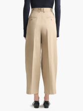 Altuzarra Sepia Dash Cropped Barrel-Leg Pants