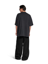 Balenciaga Faded Black Uniform Merch Oversized T-Shirt