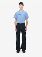 Alexander McQueen Indigo Wide-Leg Denim Jeans