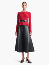 Altuzarra Grenadine Red Mariette Cardigan