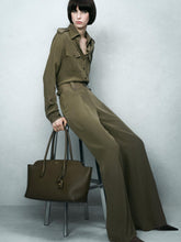 Tom Ford Khaki Silk Military Shirt