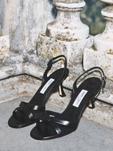 Elsy Black Slingback Sandals