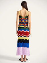 La DoubleJ Chevron Cotton Midi Dress