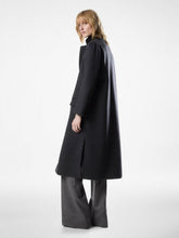 Tom Ford Dark Grey Long Wool-Cashmere Coat