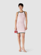 Casablanca Pink Cotton Mouliné Tank Dress