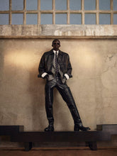 Saint Laurent Black Bubbled Lambskin Bomber Jacket