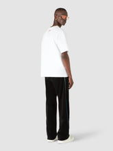 Casablanca Black Velour Track Pants with Gradient Piping