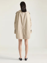 Givenchy Beige Cocoon Short Cotton Trench
