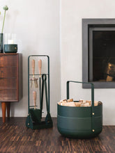 Eldvarm Emma Basket in Forest Green