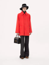 Valentino Garavani Paris Red Virgin Wool Coat