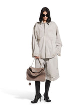 Balenciaga Taupe Medium Rodeo Leather Handbag