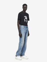 Alexander McQueen Washed Blue Straight-Leg Denim Jeans