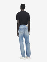 Alexander McQueen Washed Blue Straight-Leg Denim Jeans
