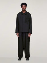 Y-3 Black Sport Uniform Straight-Leg Trousers