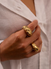 Paola Sighinolfi Galia 18k Gold Textured Ring
