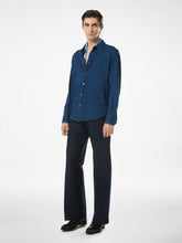 Tom Ford Midnight Blue Cotton Indigo Shirt