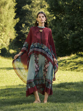 La DoubleJ Regalia Maria Placée Silk Chiffon Cape